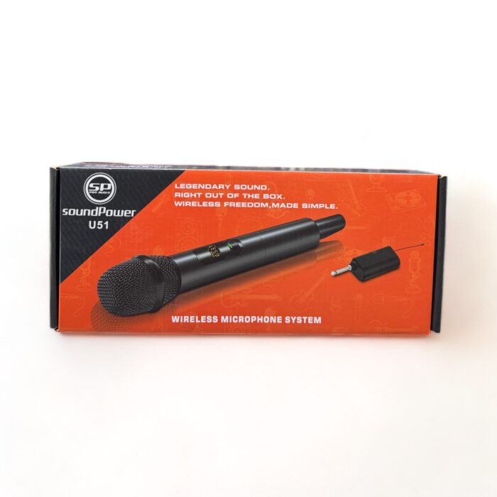 Microfono Inalambrico SoundPower U51 De Mano - Image 1